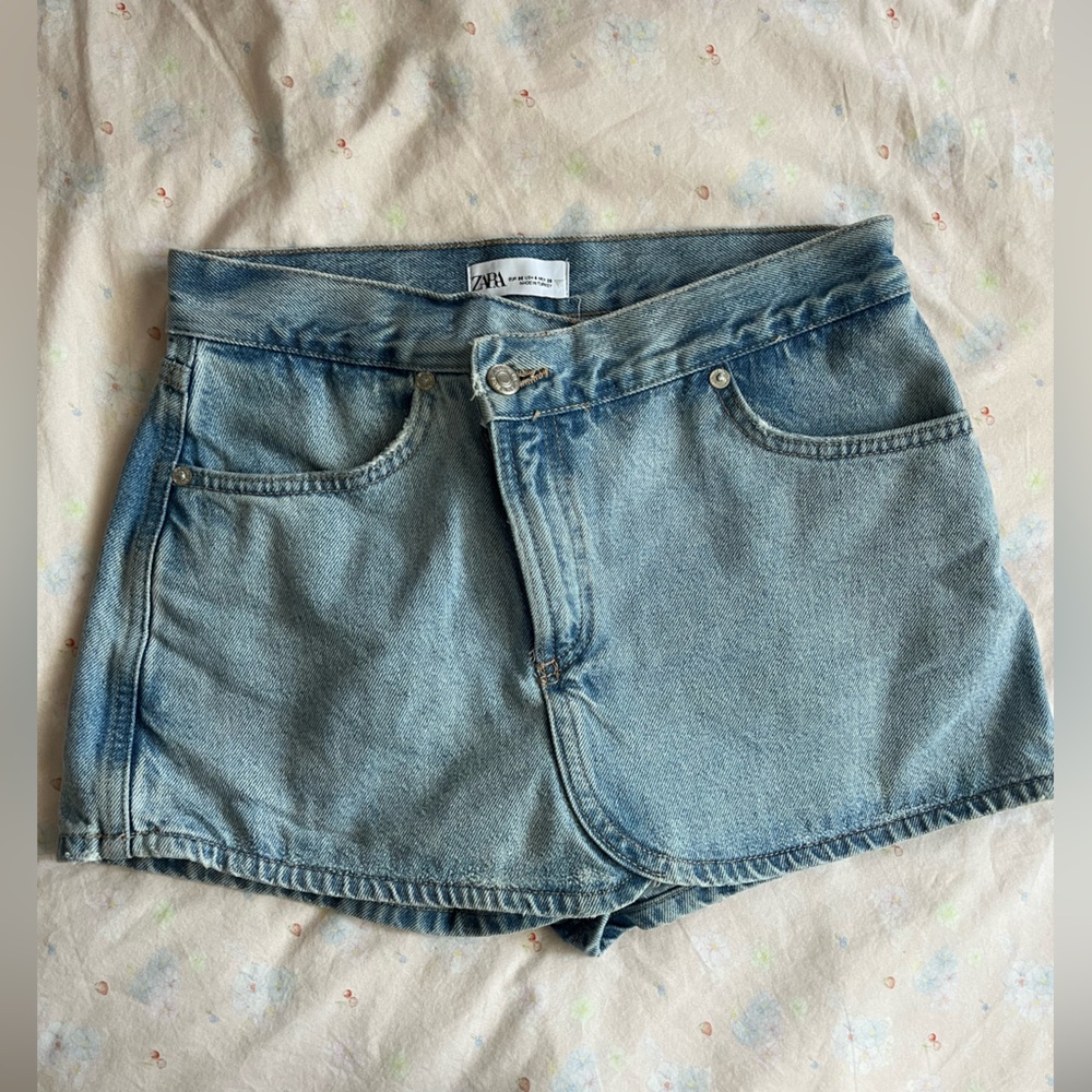 Denim Skort